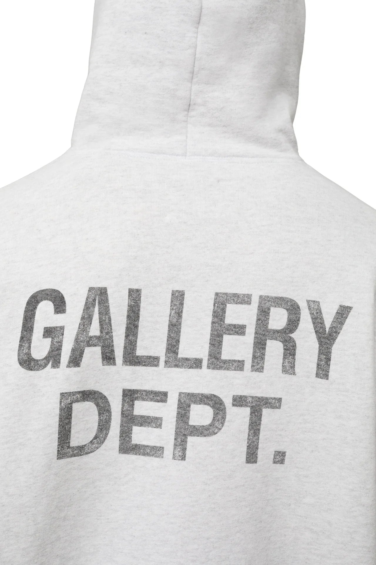 Gallery Dept Light Heather Grey Logo Paint Splattered Hoodie