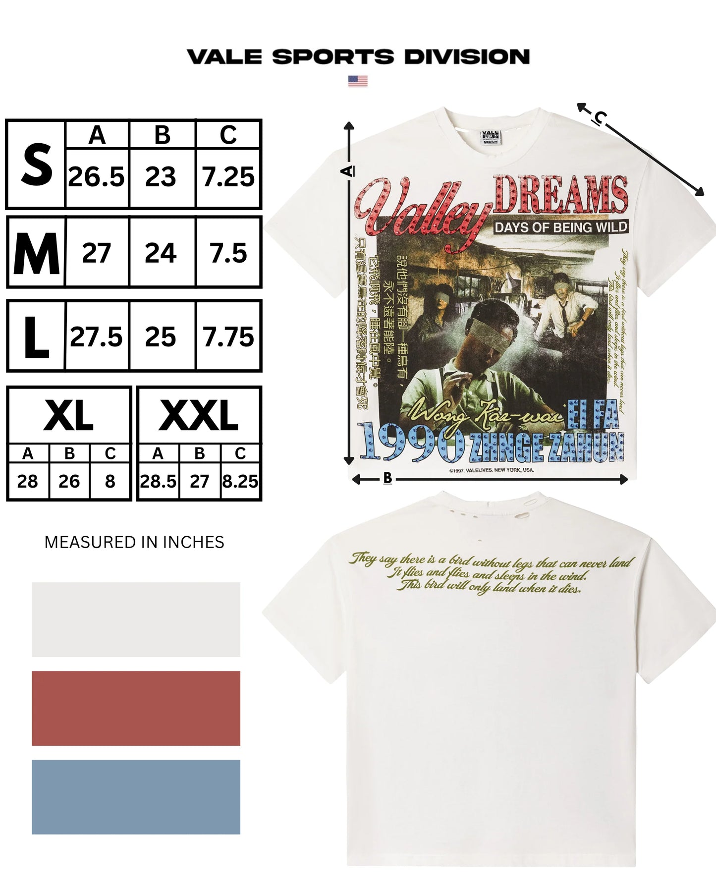 Vale White Money Bling T-Shirt