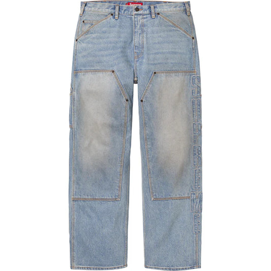 Supreme Blue Reflective Double Knee Pants