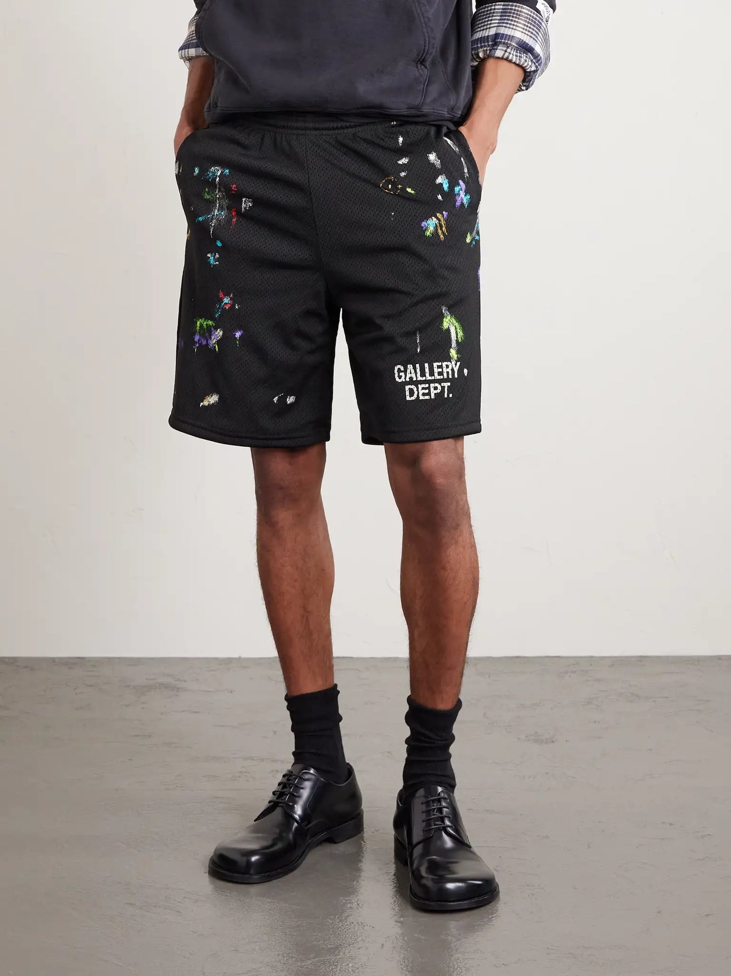 Gallery Dept Black Studio Gym Shorts