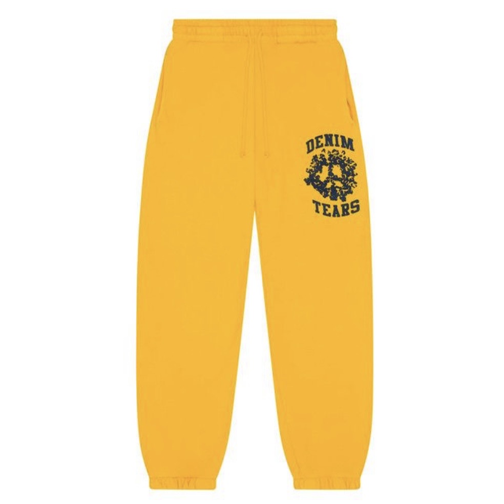 Denim Tears Yellow University Sweatpants