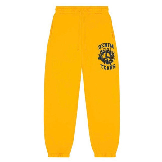 Denim Tears Yellow University Sweatpants