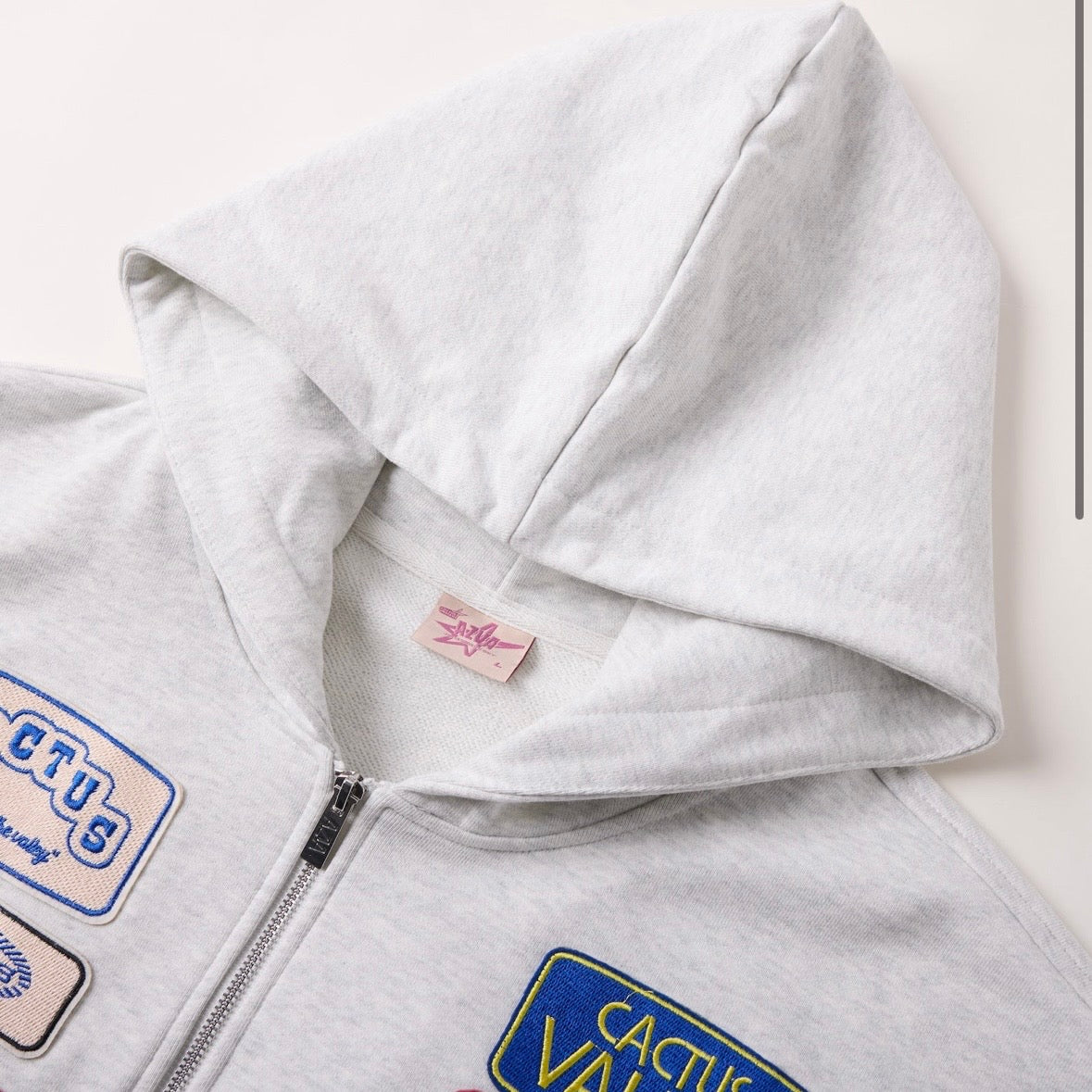 AZVA Grey Roadside Zip Hoodie