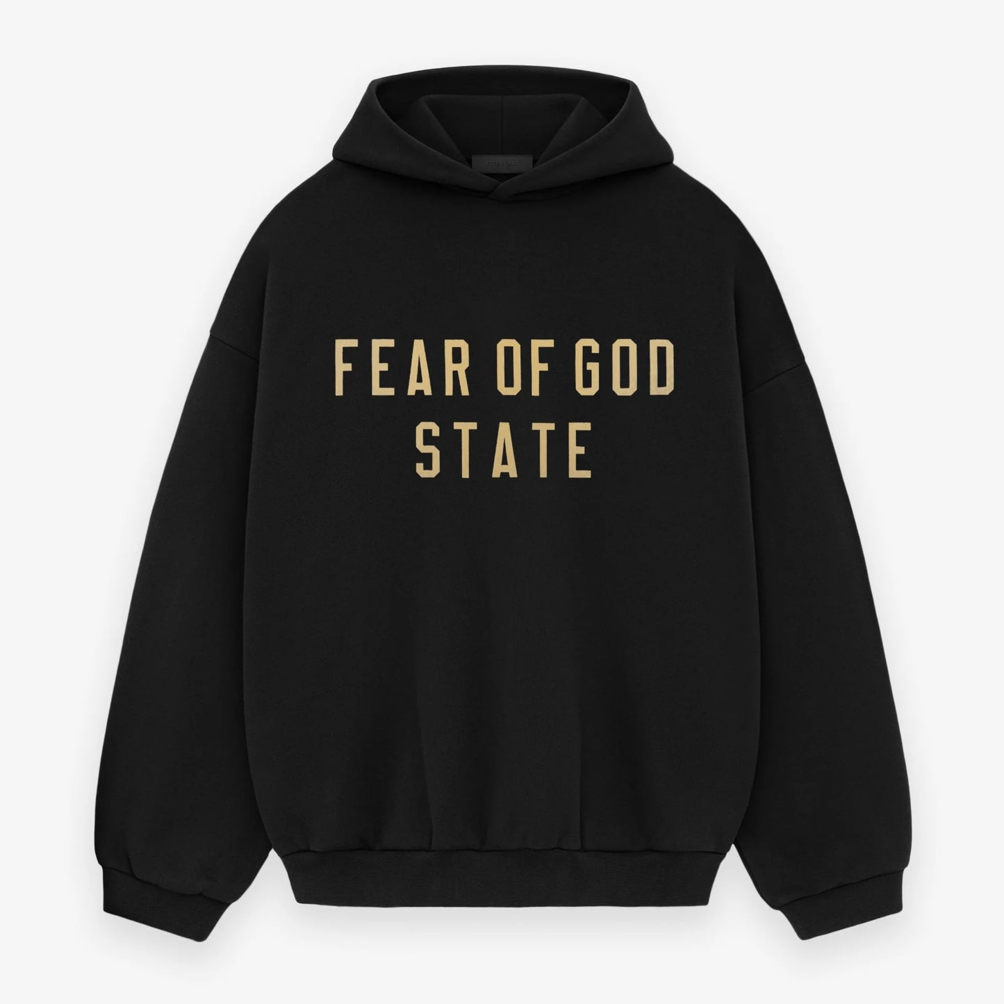 Fear of God Essentials State Black Gold Hoodie