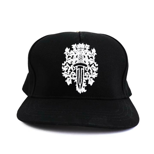 Chrome Hearts Black Dagger Snapback Hat