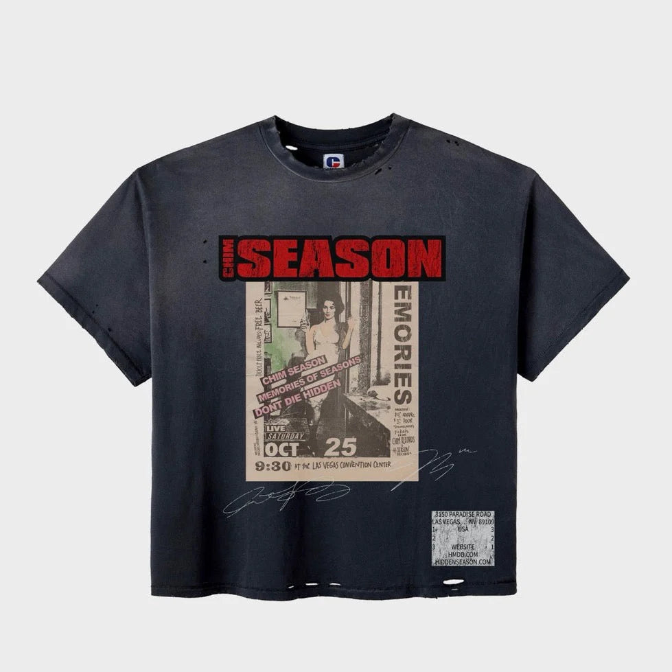 HMDD Black Chim Season Vintage T-Shirt