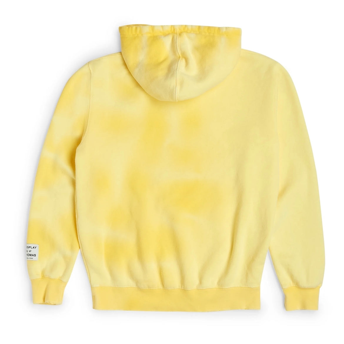 Gallery Dept Yellow Sunfaded Hoodie Back View