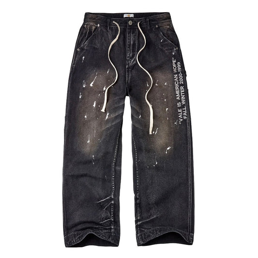 Vale Black American Hope Painter Pants