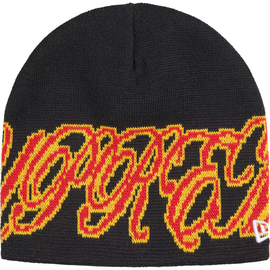 Supreme New Era Dark Navy Cursive Beanie