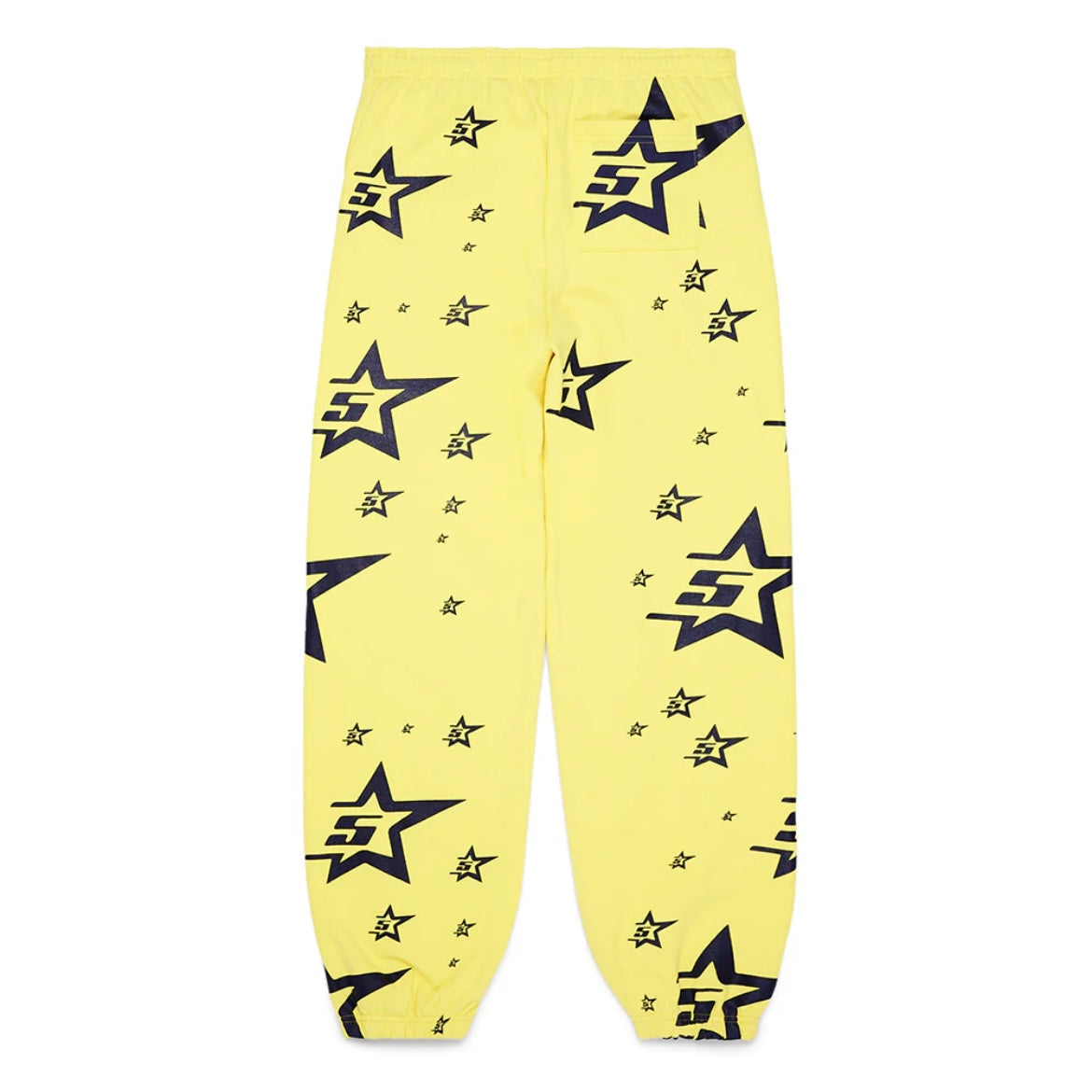 Sp5der Yellow 5Star Sweatpants Back View