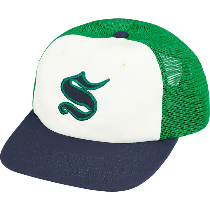 Supreme Green Contrast Trucker Hat