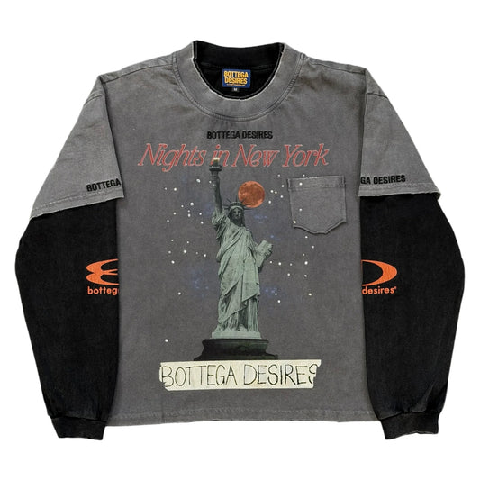 Bottega Desires Nights in NY Layered Long Sleeve