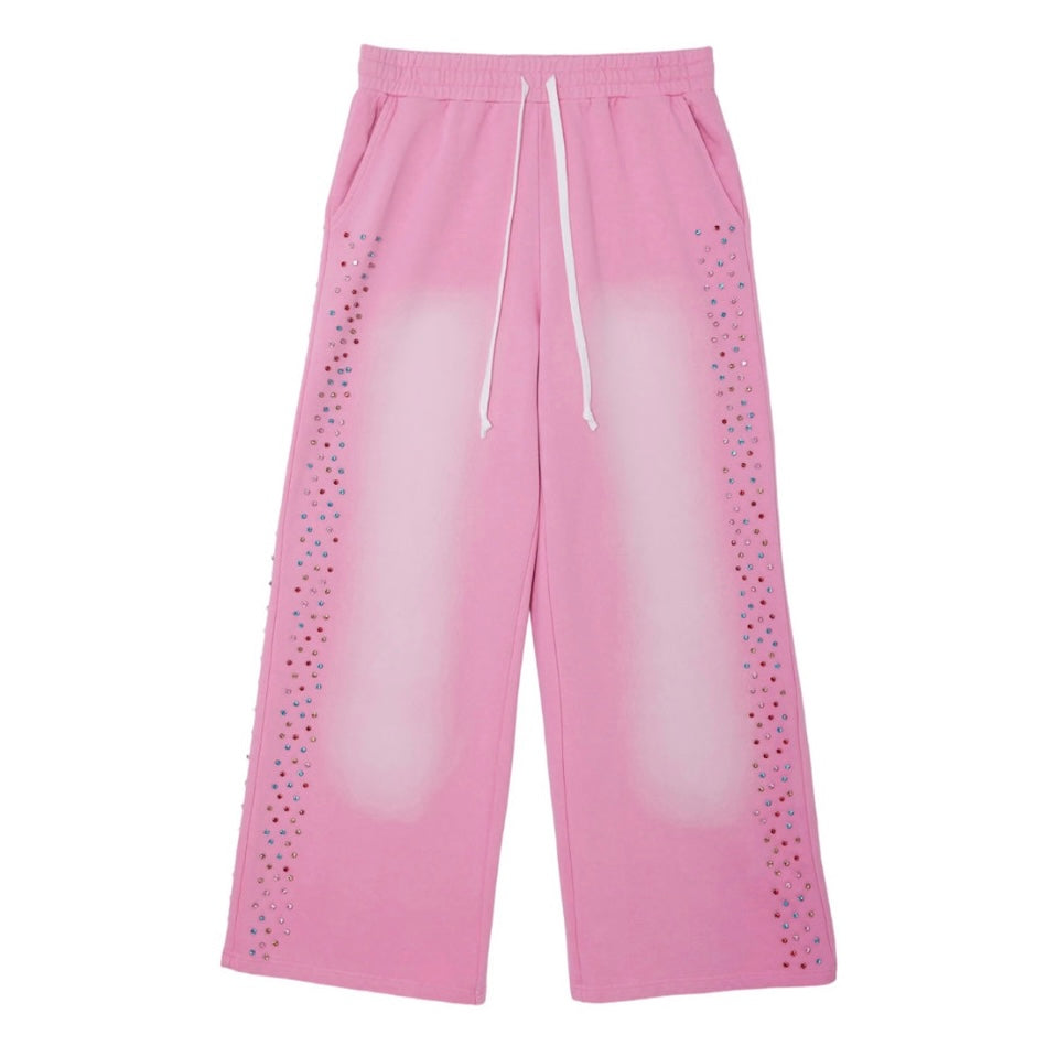 AZVA Pink Crystal Cactus Sweatpants