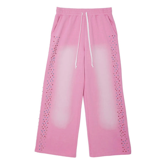 AZVA Pink Crystal Cactus Sweatpants
