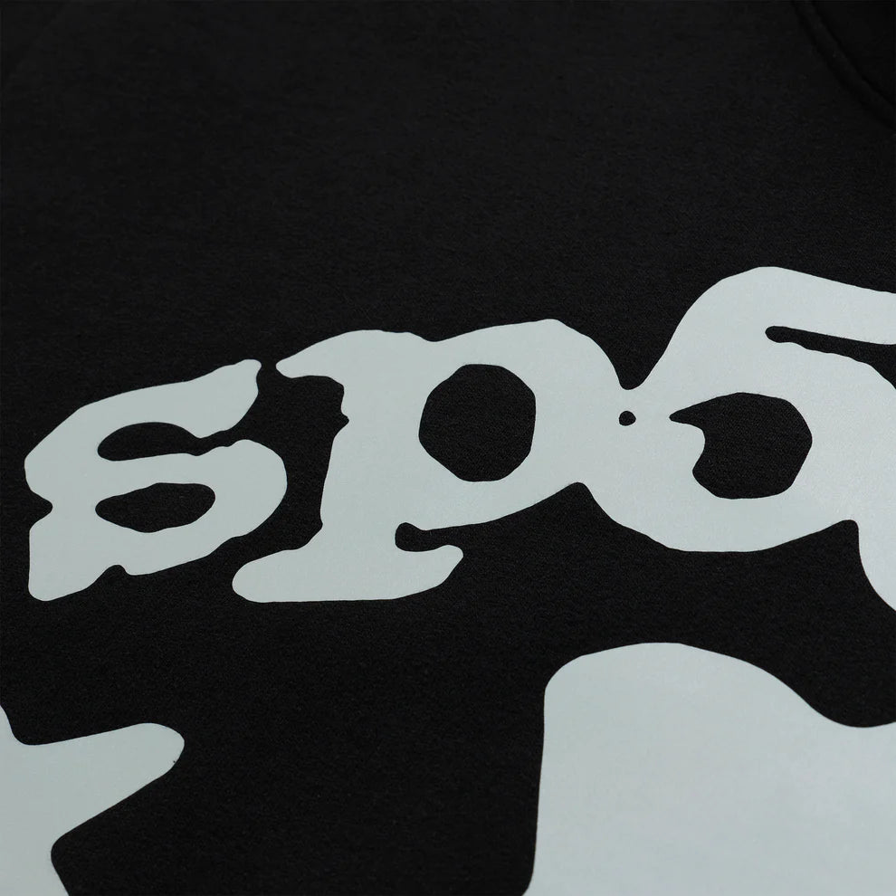 Sp5der Black Reflective Beluga Hoodie
