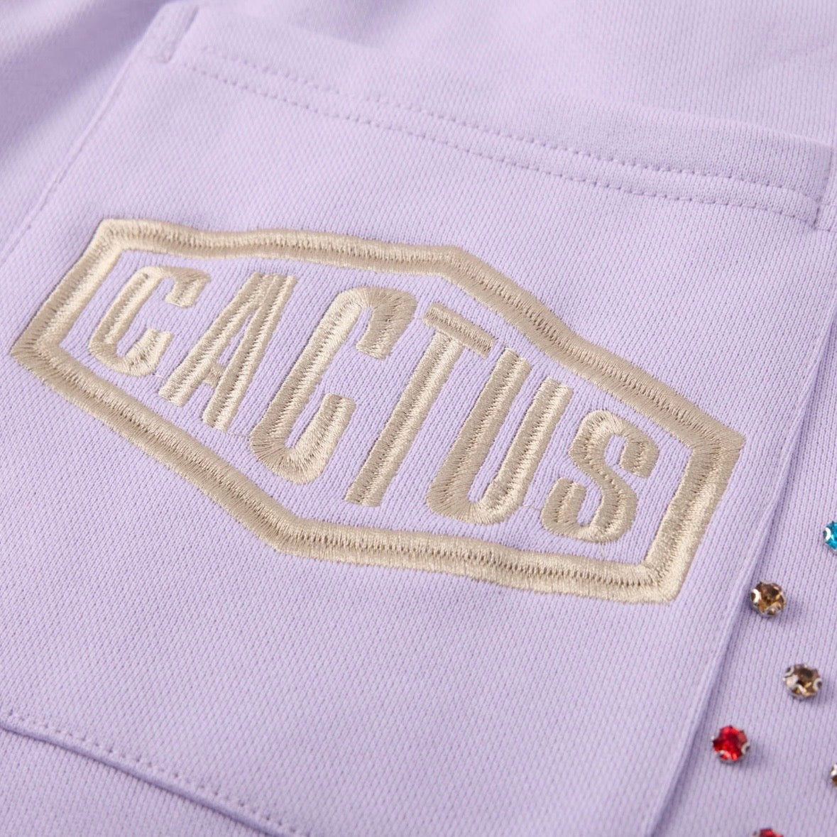 AZVA Lavender Crystal Cactus Sweatpants