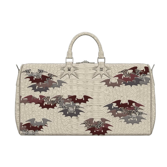 KillTec Crocodile Patchwork Cream Duffle Bag 1/100