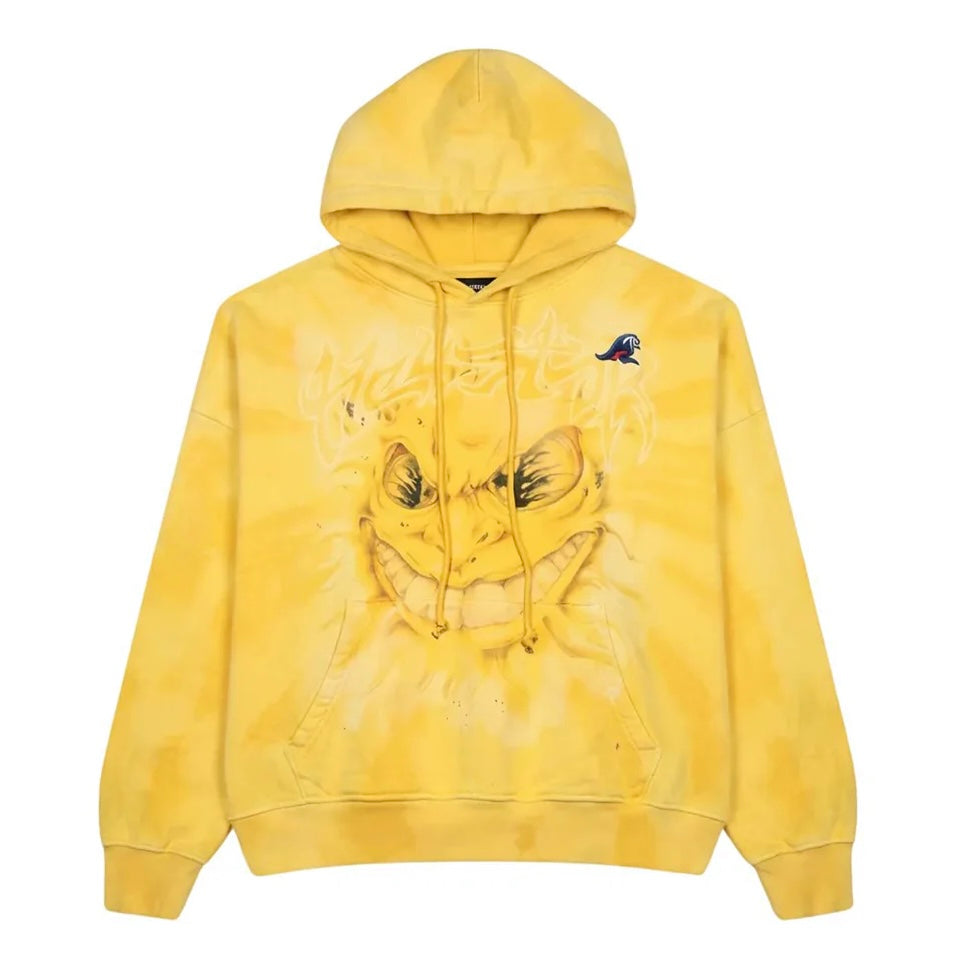 Hellstar Yellow Mad Sun Hoodie