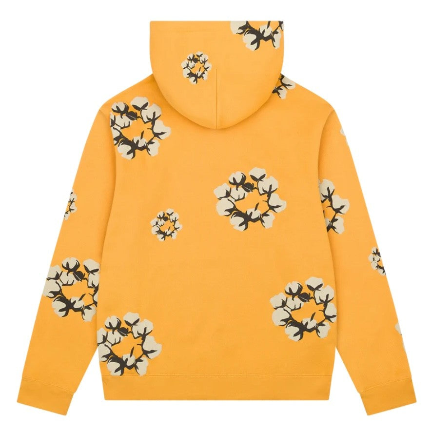 Denim Tears CPFM Yellow Cactus Tears Wreath Hoodie back