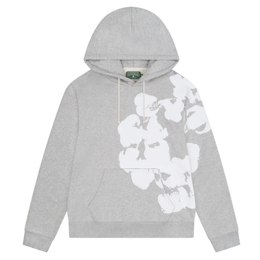 Denim Tears Grey Big Cotton Wreath Hoodie