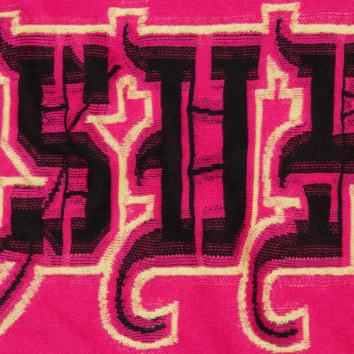 Supreme Fuchsia Intarsia Long Sleeve