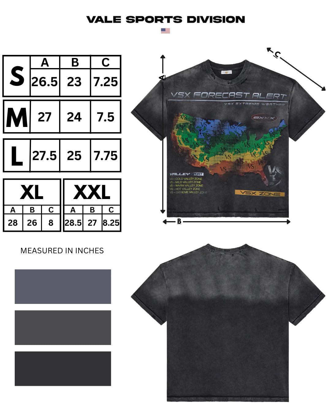 Vale Black Weatherman T-Shirt