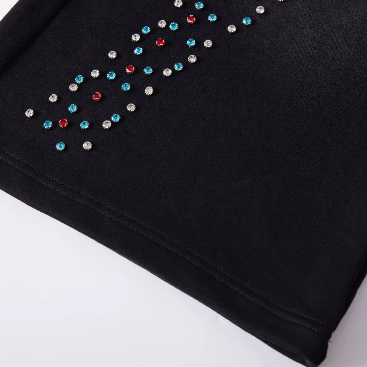 AZVA Black CVx3 Crystal Sweatpants