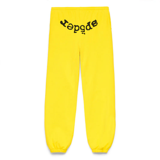 Sp5der Yellow Legacy Sweatpants