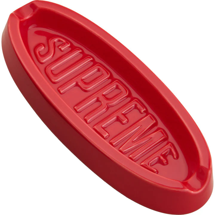 Supreme Red Oval Tray