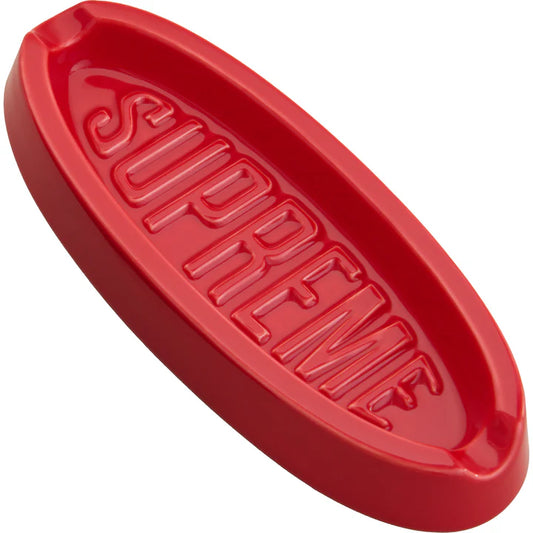Supreme Red Oval Tray