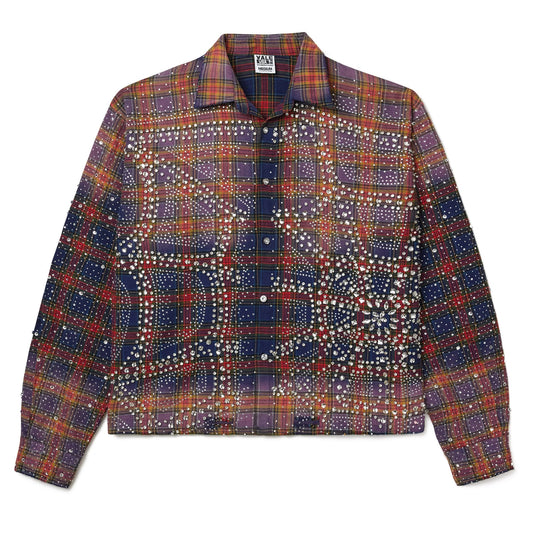 Vale Purple Fever Flannel