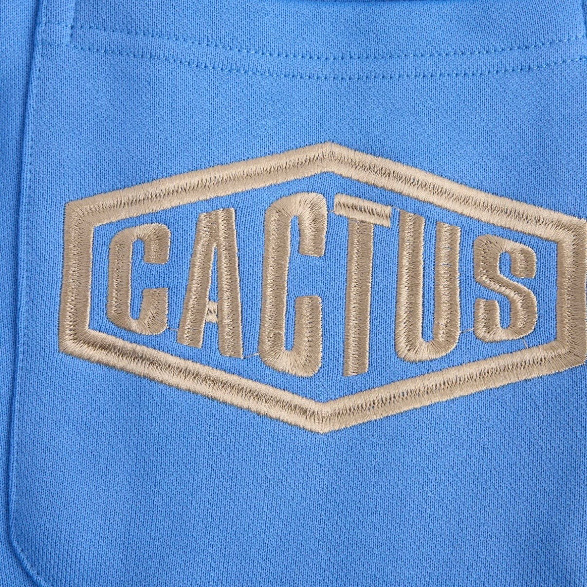 AZVA Baby Blue Crystal Cactus Shorts