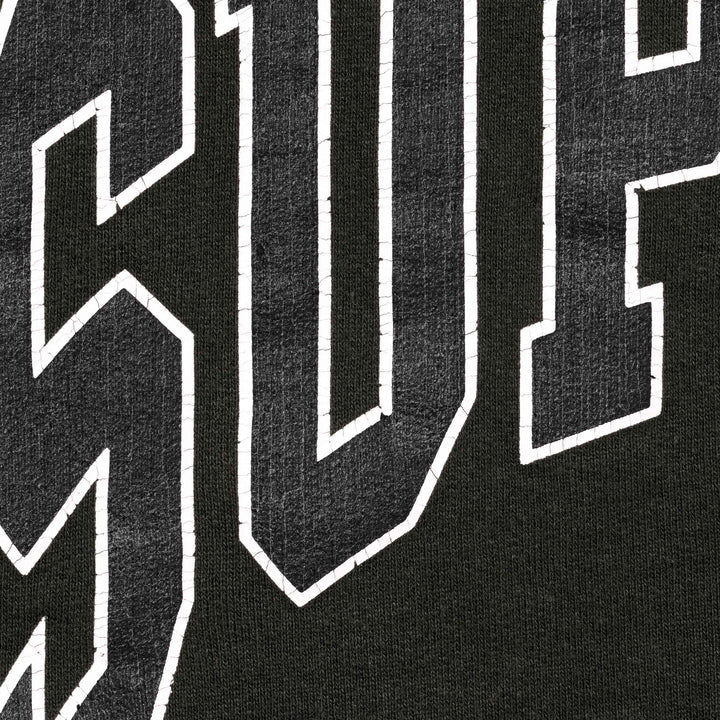Supreme Black Cracked Raglan Zip Hoodie