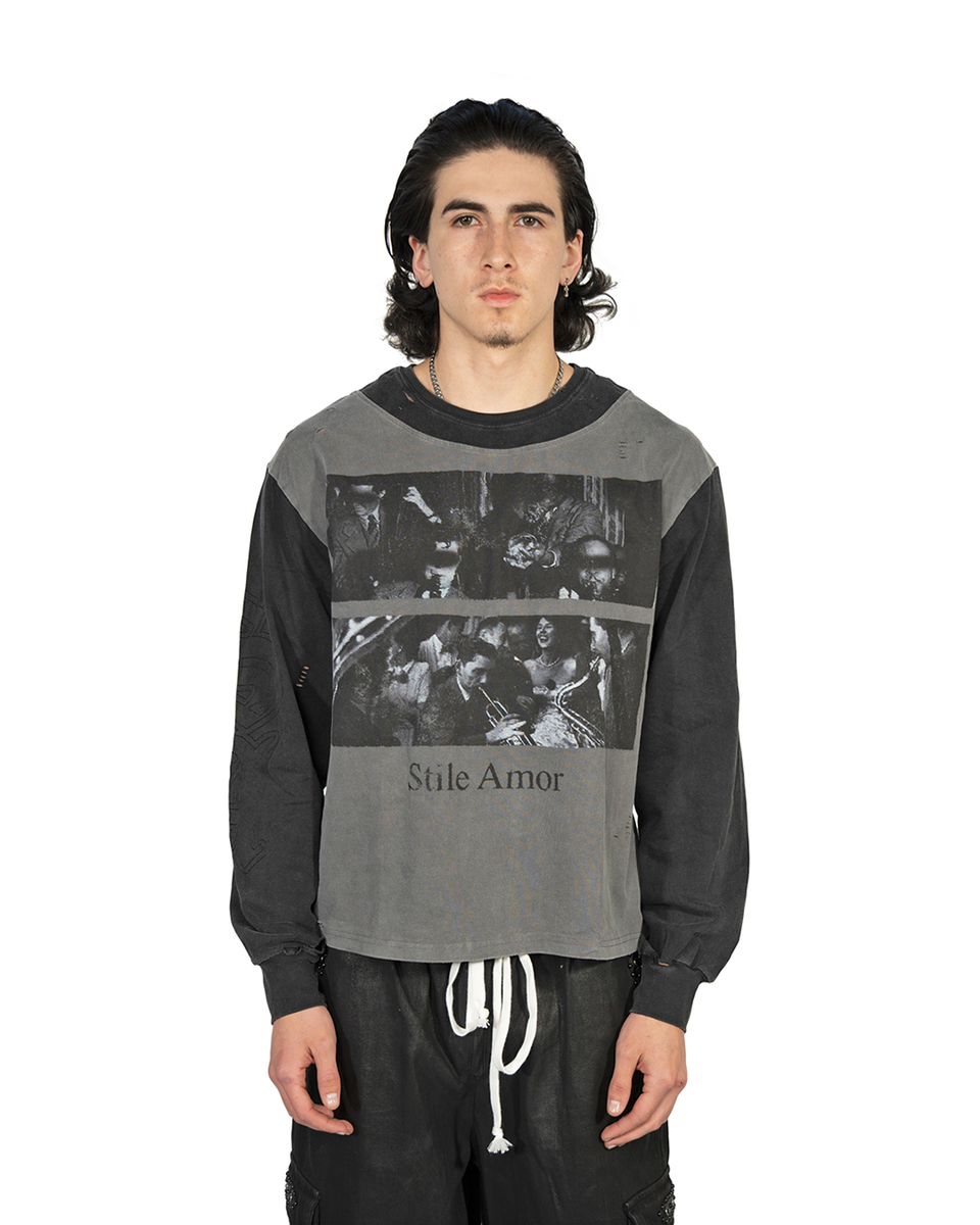 Stile De Amor Grey Biocolore Long Sleeve