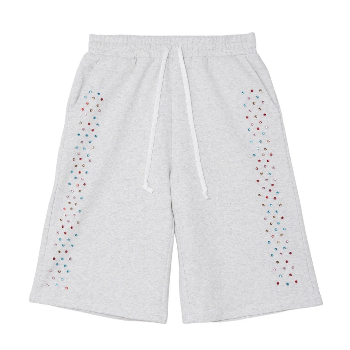 AZVA Grey Crystal Cactus Shorts