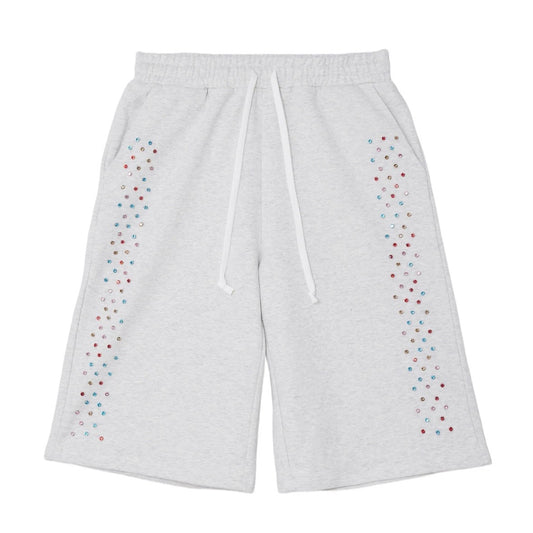 AZVA Grey Crystal Cactus Shorts