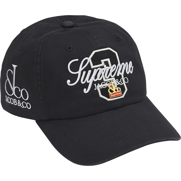 Supreme Jacob & Co La Martina Black 6-Panel Hat