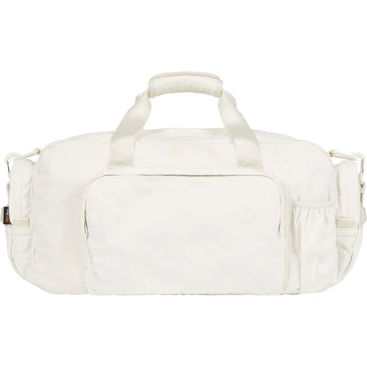 Supreme White Denim Duffle Bag