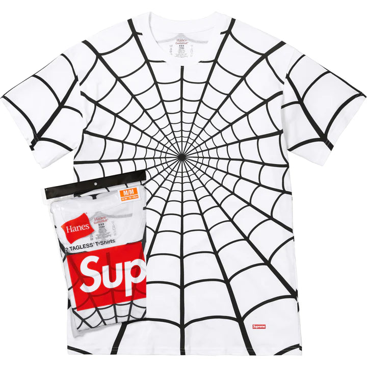Supreme Hanes White Spider-Man Tagless Tees 2-Pack