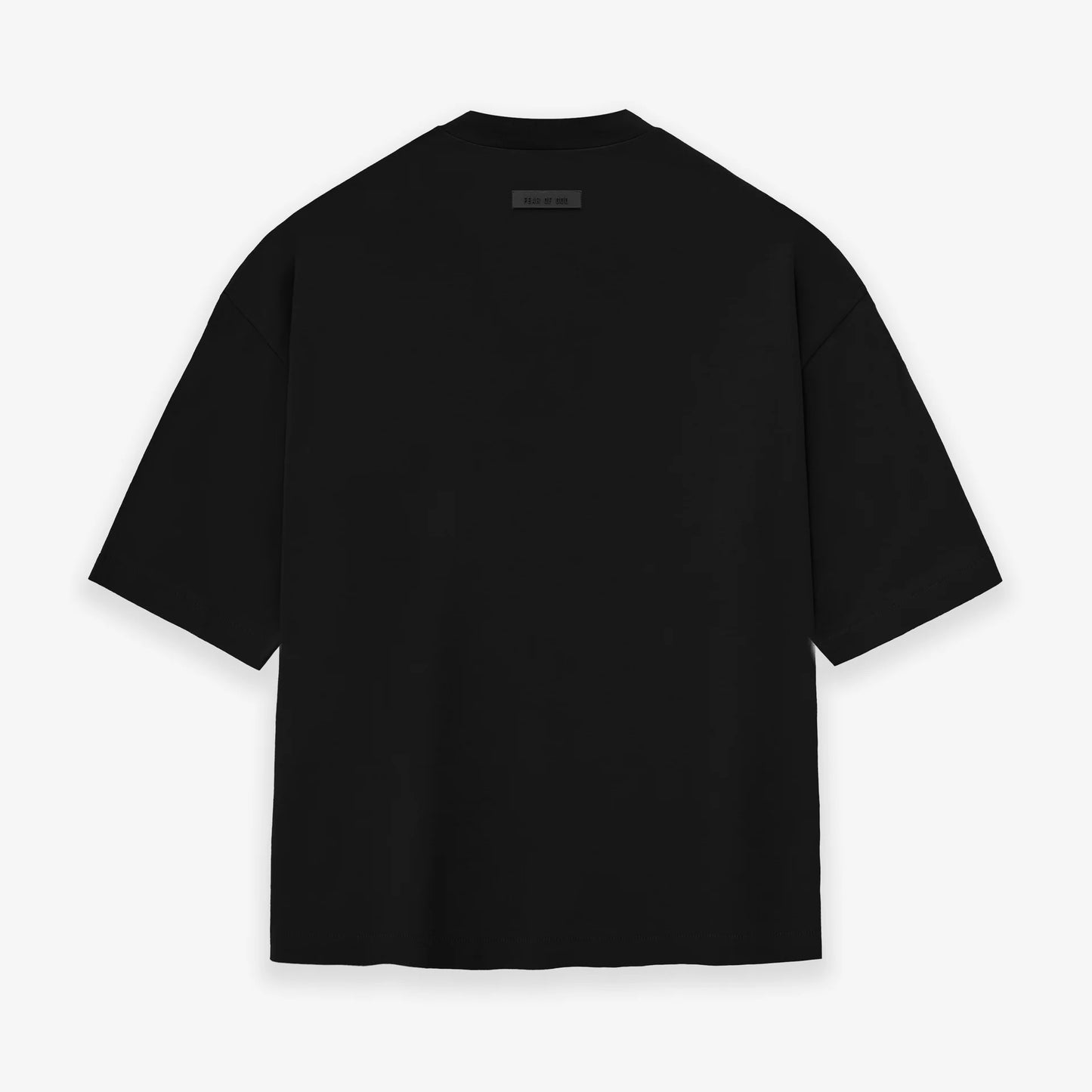 Fear of God Essentials Jet Black V2 T-Shirt Back VIew