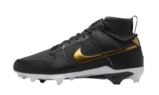 Nike Black Off Noir Alpha Menace Dunk Cleats
