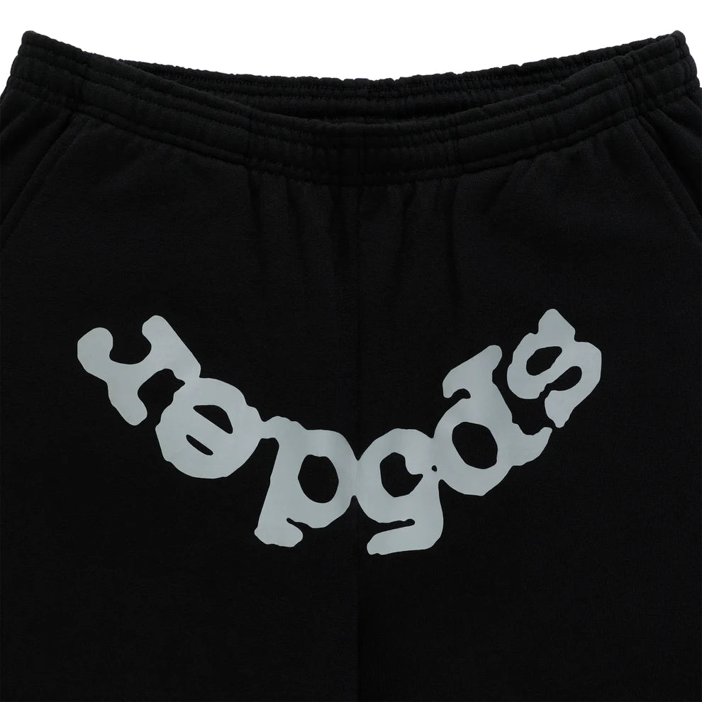 Sp5der Black Reflective Beluga Sweatpants