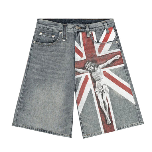 Bravest Studios Blue Union Jorts