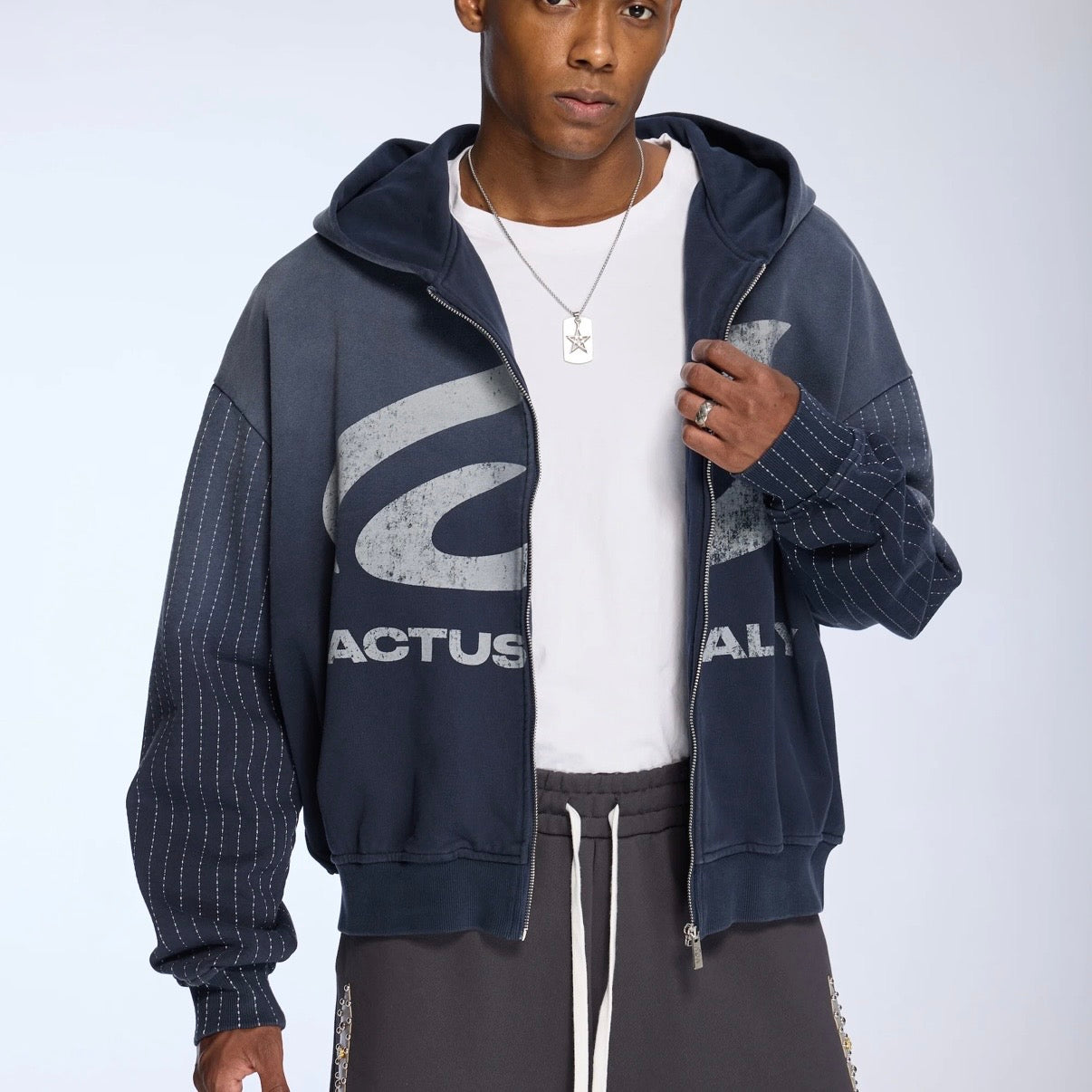 AZVA Stitch Zip Hoodie