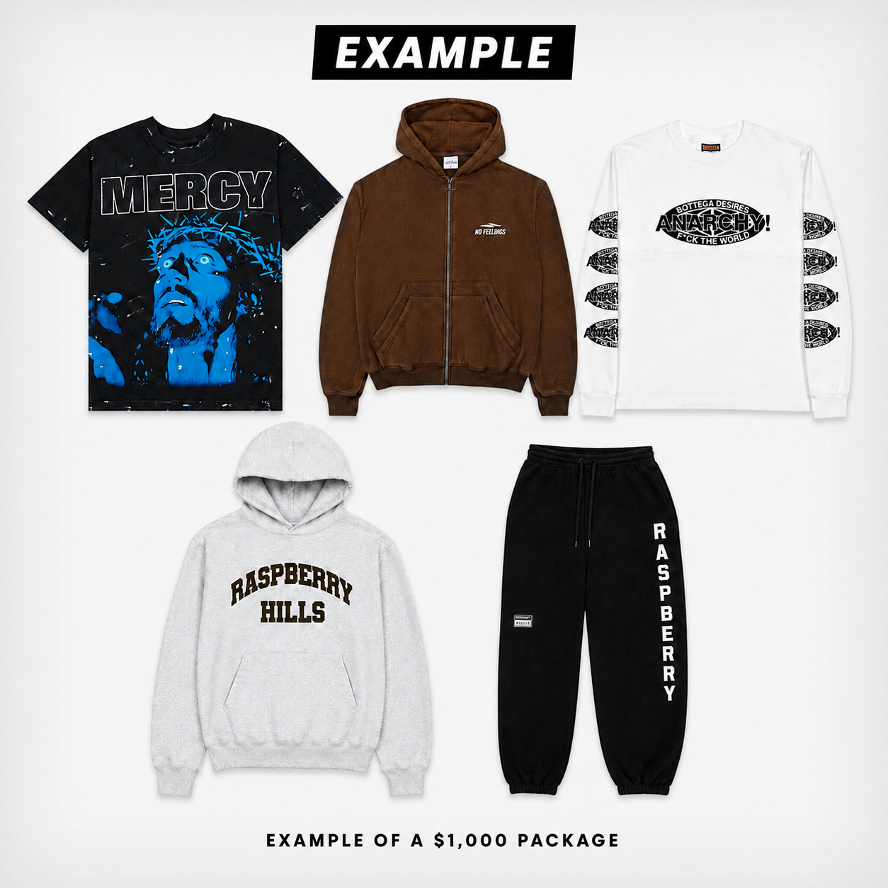 $1,000 Streetwear Package
