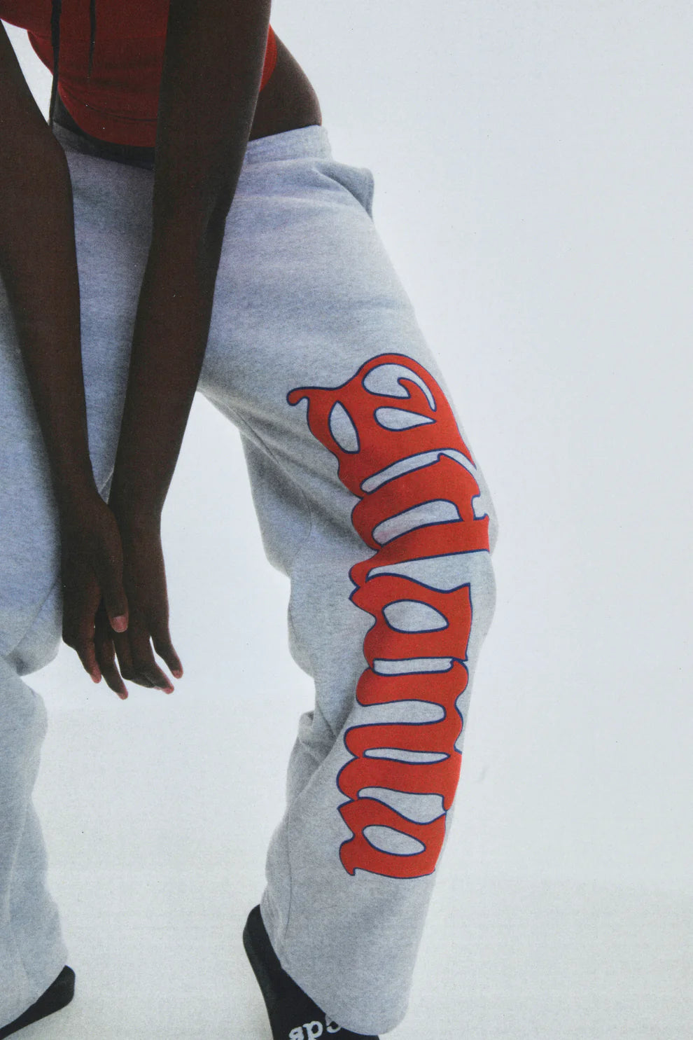 Sp5der Heather Grey Atlanta Sweatpants