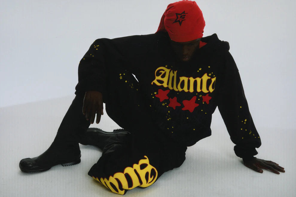 Sp5der Black Atlanta Hoodie