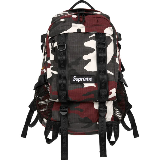 Supreme Red Camo Backpack SS26