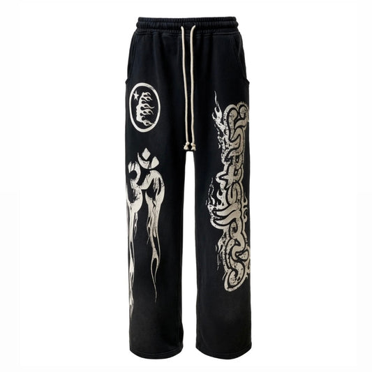 Hellstar Black Yoga Remix Sweatpants