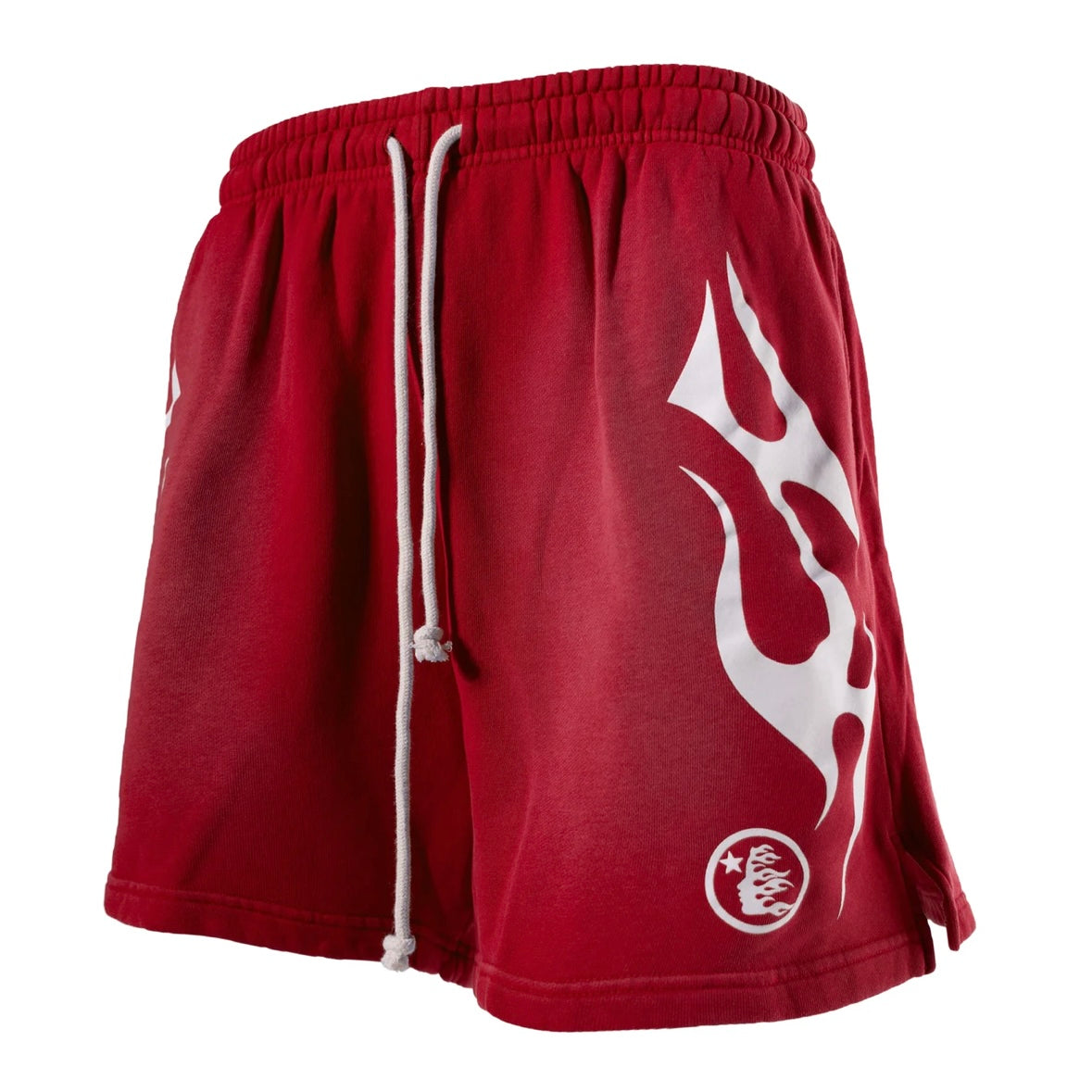Hellstar Red White Flame Shorts